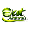 Eat Naturals logo with green and yellow leaf-inspired design